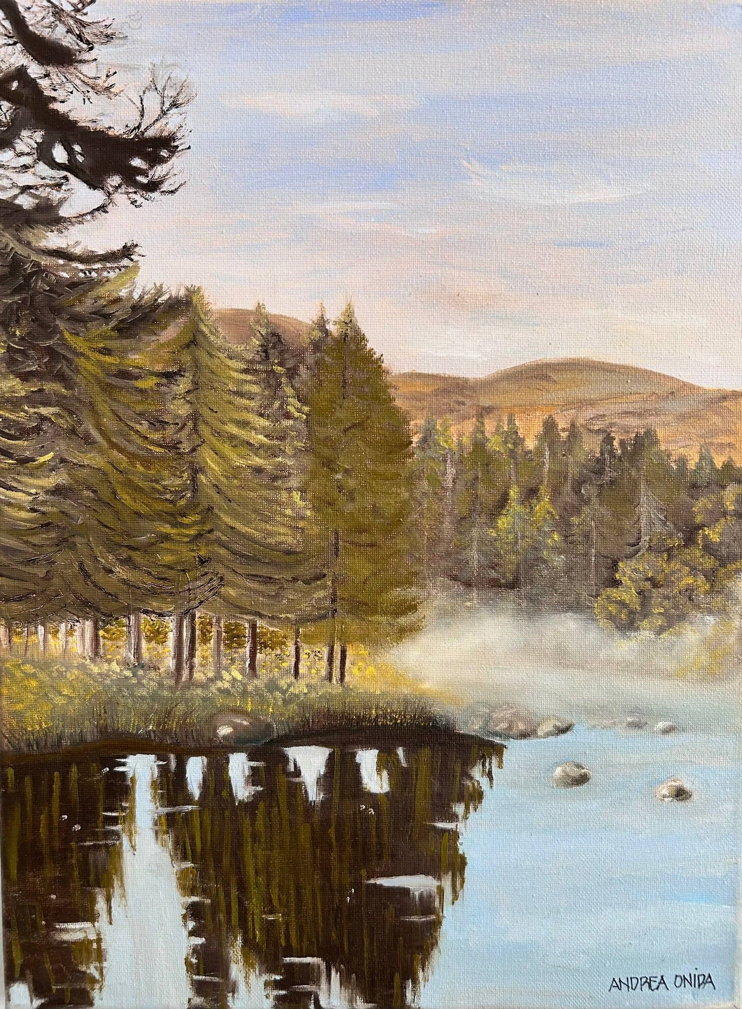 Enchanted Forest, 2026 — oil on canvas by Andrea Onida