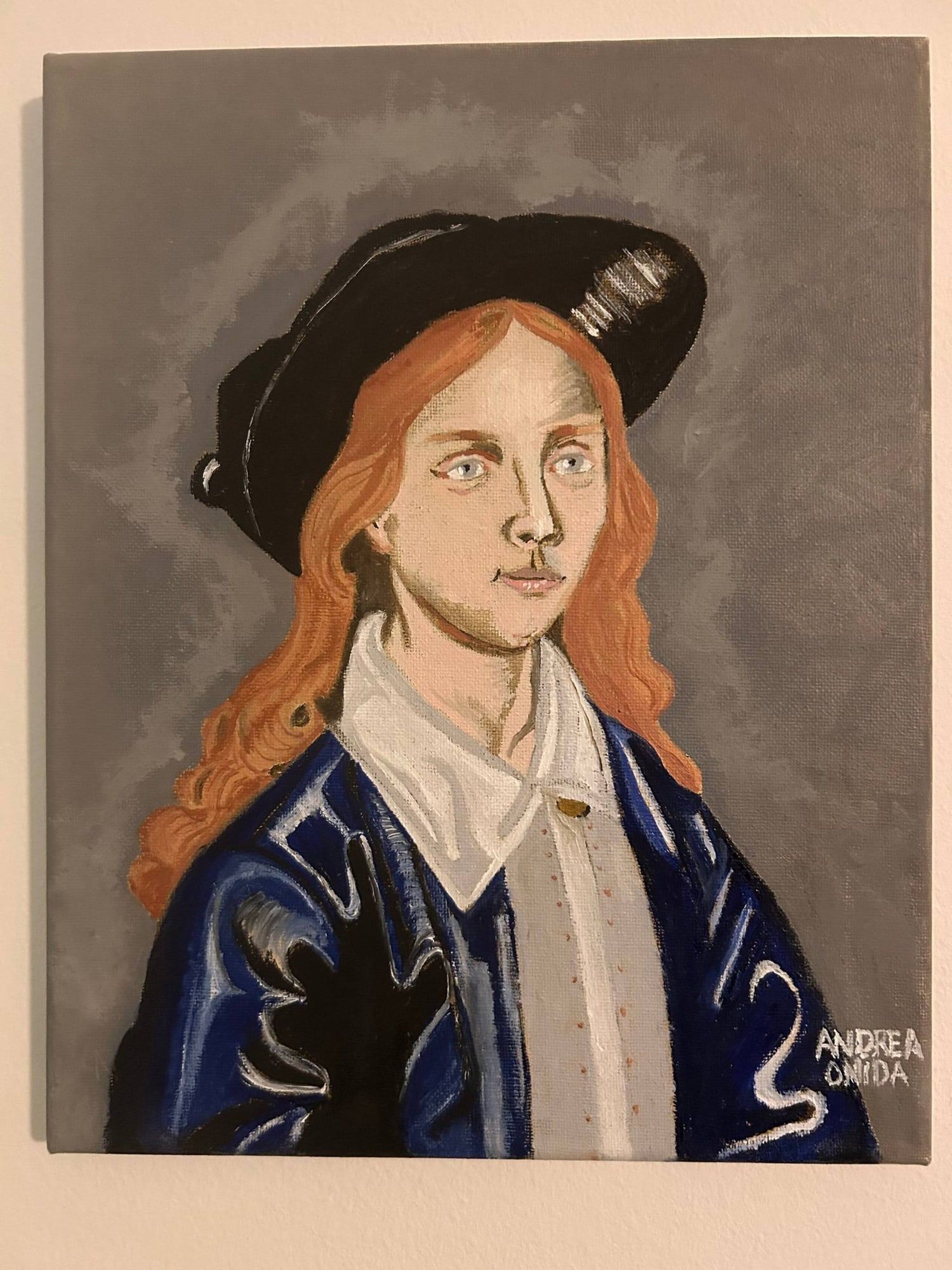 Lotte, 2025 — oil on canvas by Andrea Onida