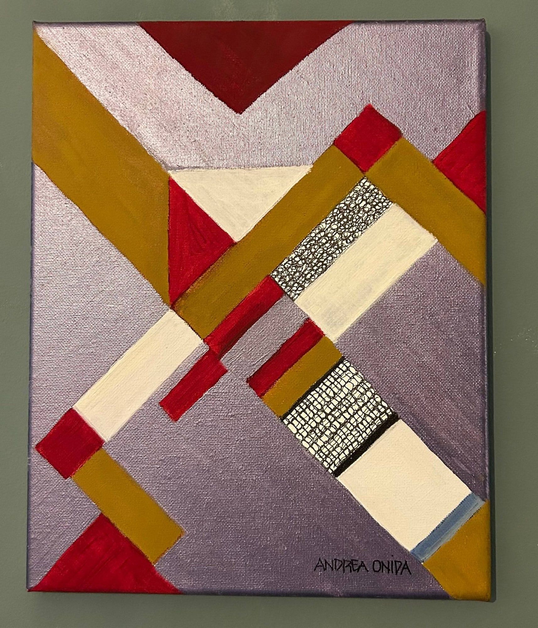 Neon Dreams 2, 2025 — acrylic on canvas by Andrea Onida